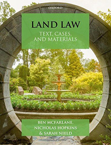 Land Law: Text, Cases & Materials by Hopkins, McFarlane, Nield (Paperback, 2018)