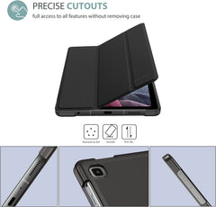 Smart Case for Galaxy Tab A7 Lite 8.7 Inch 2021, Protective Hard Shell Cover
