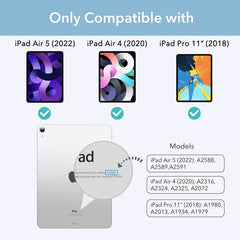 Case for iPad Air 5th & 4th Generation, Magnetic Attachment, Auto Sleep/Wake