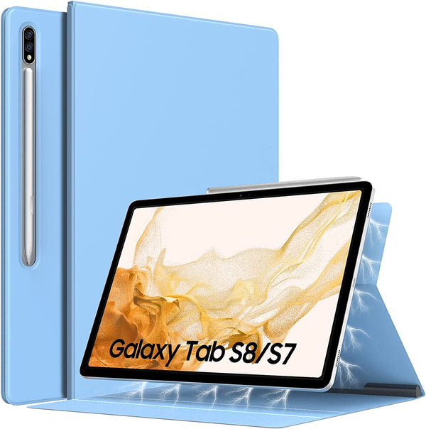 Case for Galaxy Tab S7 2020 (SM-T870/T875) with S-Pen Holder, Light Blue