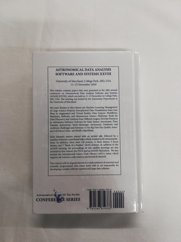 Astronomical Data Analysis Software and Systems XXVIII