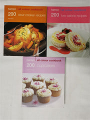 Low Calories, Cupcakes & Slow Cooker Cookbooks by Hamlyn Over 600 Recipes