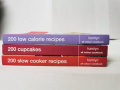 Low Calories, Cupcakes & Slow Cooker Cookbooks by Hamlyn Over 600 Recipes