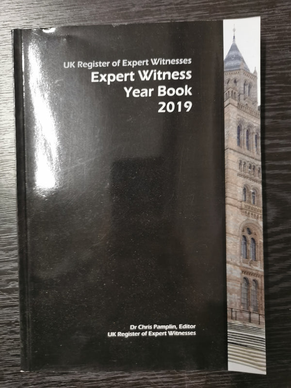 Expert Witness Year Book 2019 by Dr Chris Pamplin