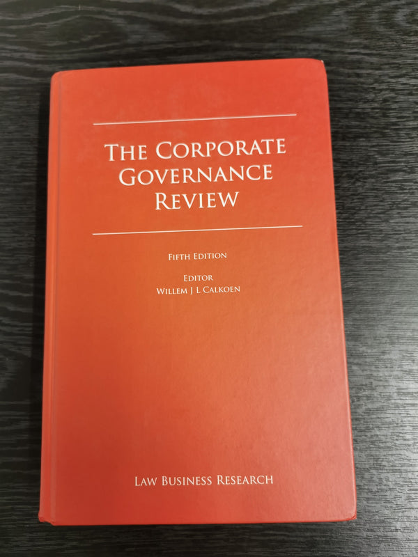 The Corporate Governance Review 5th ed