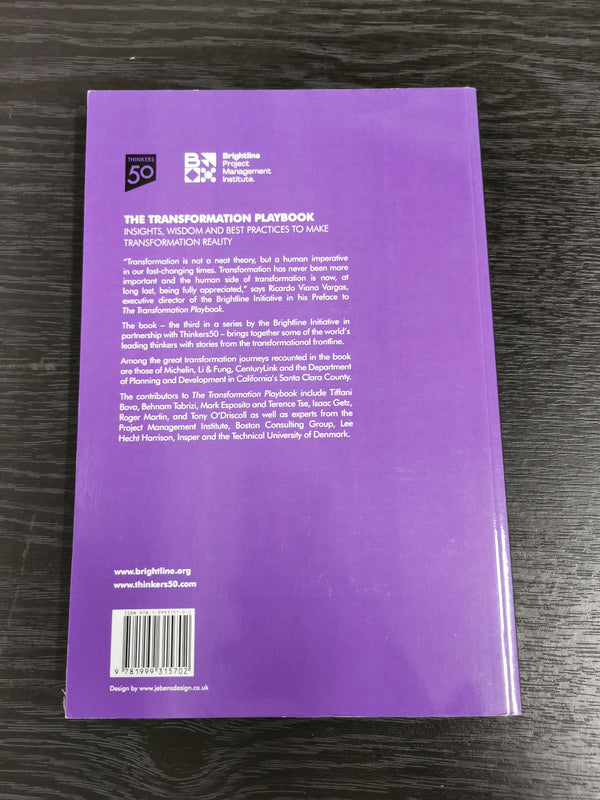 The Transformation Playbook by Brightline Project Management Institute