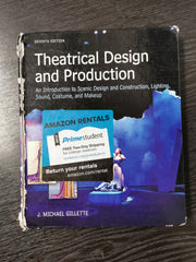 Theatrical Design and Production by J. Michael Gillette (Hardcover) *Damaged*