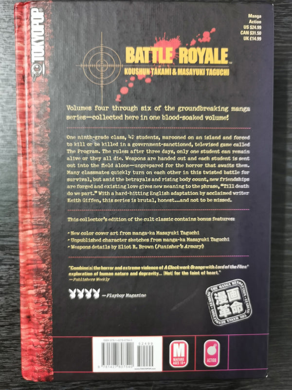 Battle Royale Ultimate Edition Volume 2 by Koushun Taka & Masayuki Taguchi HB