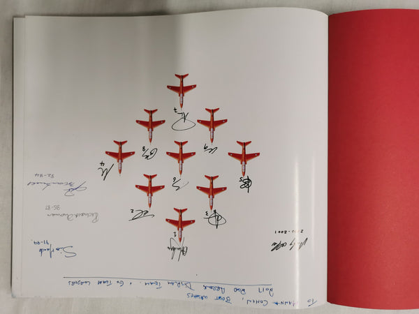 Red Arrows by Jamie Hunter - Illustrated *Signed by 2017 Display Team*
