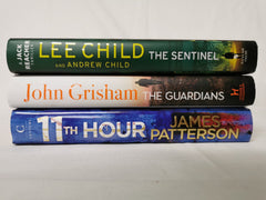 3 Action Adventure Lee Child Hardbacks: The Sentinel, The Guardians, 11th Hour