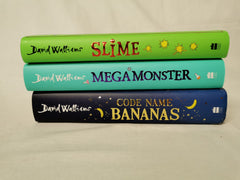 David Walliams 3 Books Set - Megamonster, Code Name Bananas, Slime [Hardcovers]