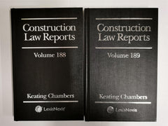 Construction Law Reports Vol 188 & 189 | Keating Chambers | Lexis Nexis
