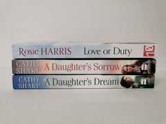 3 Hand Selected Women's Fiction Books - Cathy Sharp, Rosie Harris