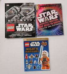 Star Wars and Lego Star Wars Books *Bundle* Includes 1000 Sticker book