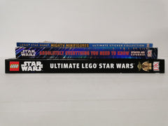 Star Wars and Lego Star Wars Books *Bundle* Includes 1000 Sticker book