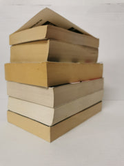 6 Used Fiction Books for Men - Action, Crime, Thriller