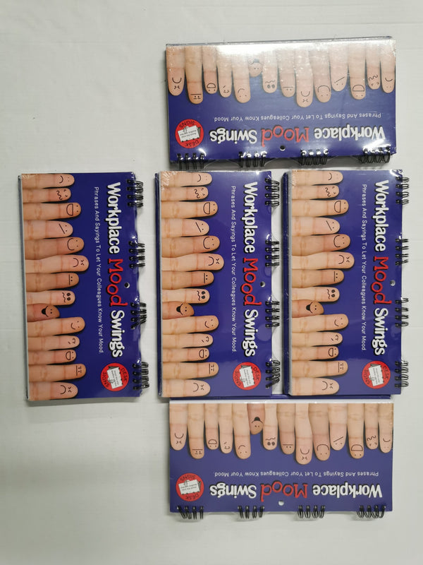 Workplace Mood Swings Flip Book by Boxer Gifts Spiral Bound x 5