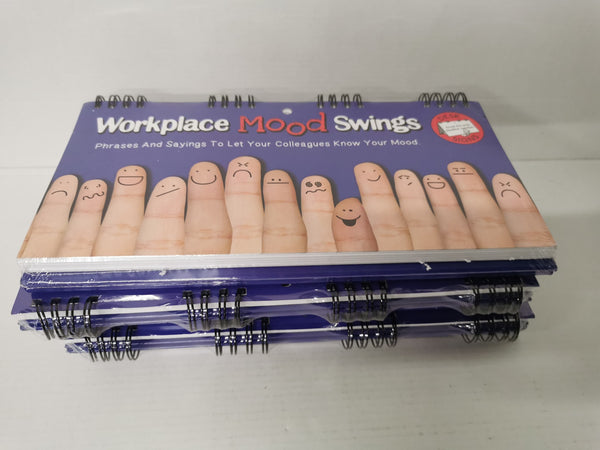 Workplace Mood Swings Flip Book by Boxer Gifts Spiral Bound x 5