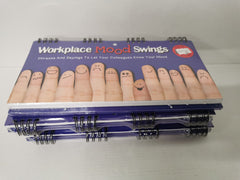 Workplace Mood Swings Flip Book by Boxer Gifts Spiral Bound x 5