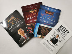 Adam Torres 4 Book Bundle Inc. Money Matters Vol 1 & 2 and Diversity Matters