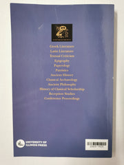 Illinois Classical Studies Editor: Angeliki Tzanetou Vol 45 No.2 Fall 2020