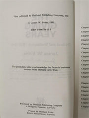 The giving years: Shetland and Shetlanders, 1939-1945 *Signed First Edition*