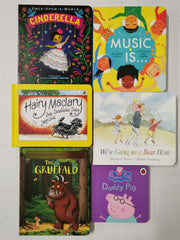 Bundle of 6 Baby/Toddler Board books - Gruffalo, Cinderella, Peppa & more!