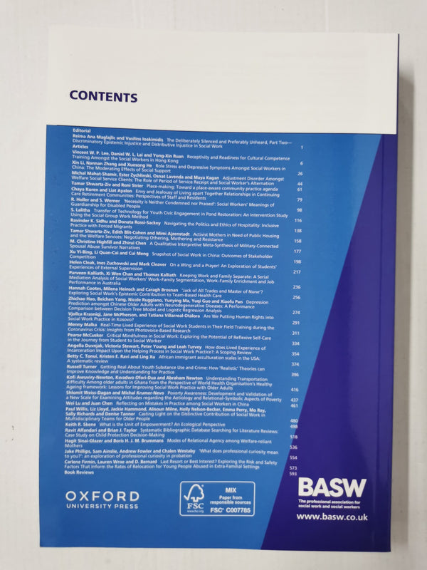 The British Journal of Social Work | Oxford Academic | Vol. 52 No. 1 Jan 2022