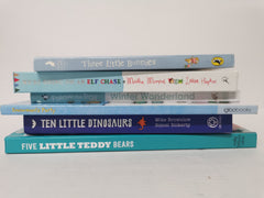 6 Babies Picture Board Books For Toddlers Inc Ten Little Dinosaurs