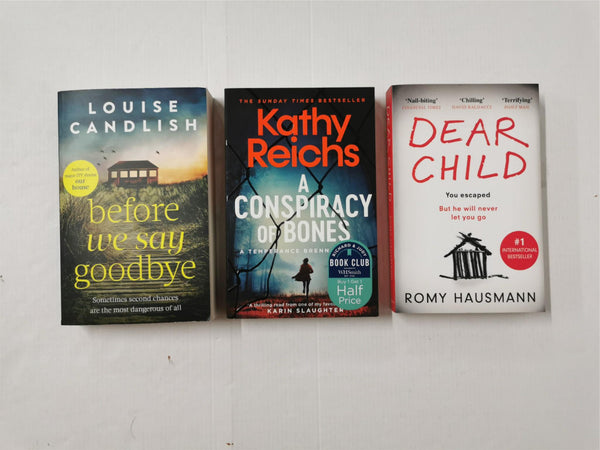 Bundle of 3 x Bestselling Thriller, Mystery, Suspense books Kathy Reichs & More!