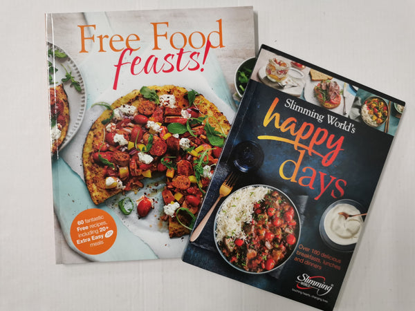 SLIMMING WORLD HAPPY DAYS & FREE FOOD FEASTS RECIPE COOK BOOKS