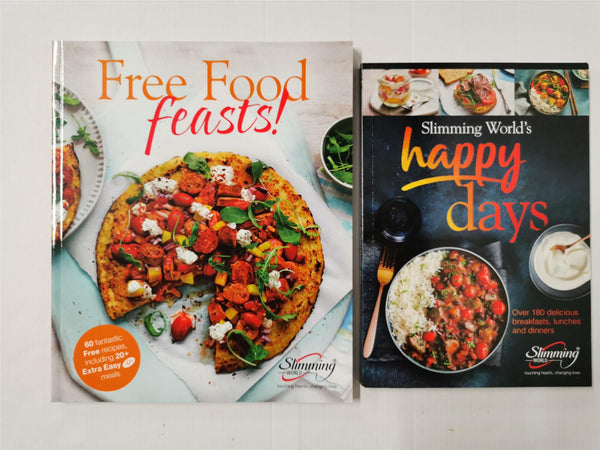 SLIMMING WORLD HAPPY DAYS & FREE FOOD FEASTS RECIPE COOK BOOKS
