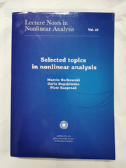 Selected topics in nonlinear analysis, Borkowski, Bugajewska, Kasprzak, Vol. 19