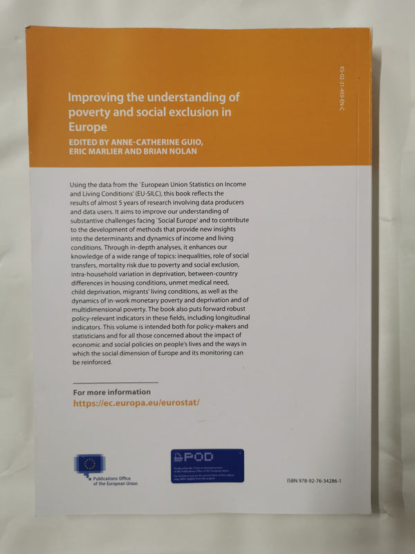 Improving the understanding of poverty and social exclusion in Europe — 2021