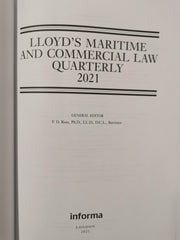 Lloyd's Maritime and Commercial Law Quarterly 2021