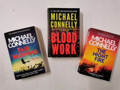 Fair Warning, The Night Fire & Blood Work by Michael Connelly | 3 Book Set