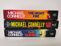 Fair Warning, The Night Fire & Blood Work by Michael Connelly | 3 Book Set