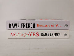 Because of You & According to Yes by Dawn French - 2 Book Bundle (Paperback)