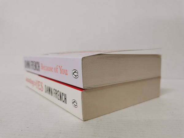 Because of You & According to Yes by Dawn French - 2 Book Bundle (Paperback)