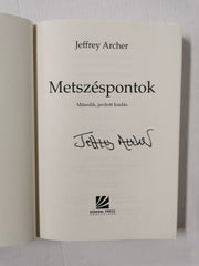 Metszéspontok / Intersections - Jeffrey Archer (Hungarian Edition) *Signed*