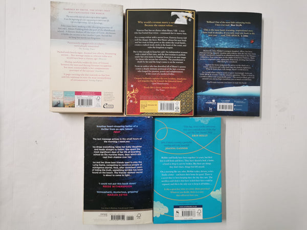 Bundle of 5 PAPERBACK FICTION BOOKS - Best Sellers