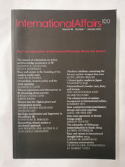 International Affairs, Volume 98, Issue 1, January 2022