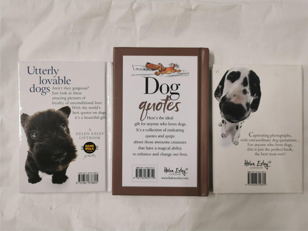 3 Dog Gift Books by Helen Exley