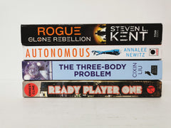 Bundle 4 Sci-Fi/Fantasy/ Cyberpunk Novels - includes Ready Player One