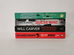 Bundle 4 Murder Mystery Crime Thriller Novels Incl. The Thursday Murder Club