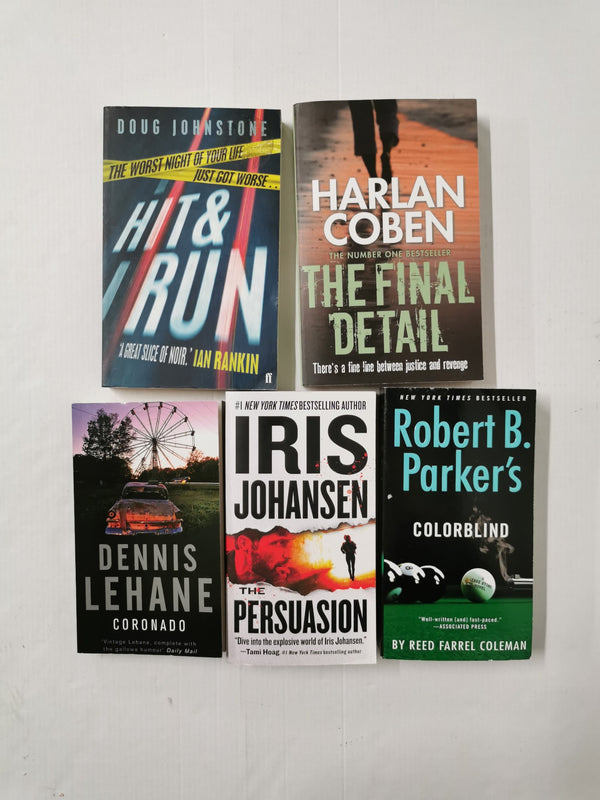 Bundle 5 Thriller Novels - Bestselling Authors including Harlan Coben