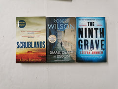 Bundle 3 Crime/Thrillers: Scrublands, A Small Death in Lisbon, The Ninth Grave