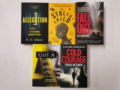 6 PAPERBACK FICTION Thriller BOOKS - Inc. Girl A by Abigail Dean