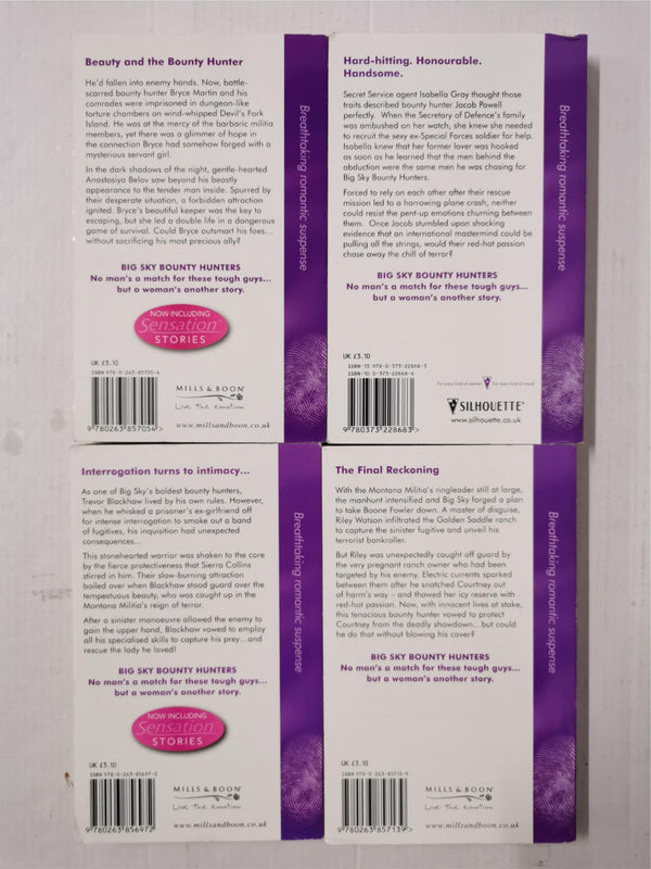 4 Mills & Boon Intrigue Books: ROMANCE