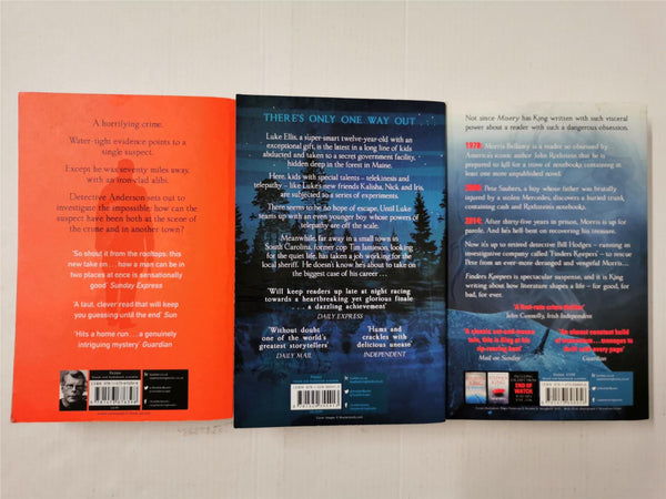 3 x Stephen King Thrillers Bundle PB - Institute, Finders, Keepers, Outsiders